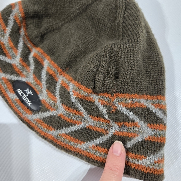 ARCTERIX 100% Wool Knit Beanie Vintage One Size - Picture 7 of 8